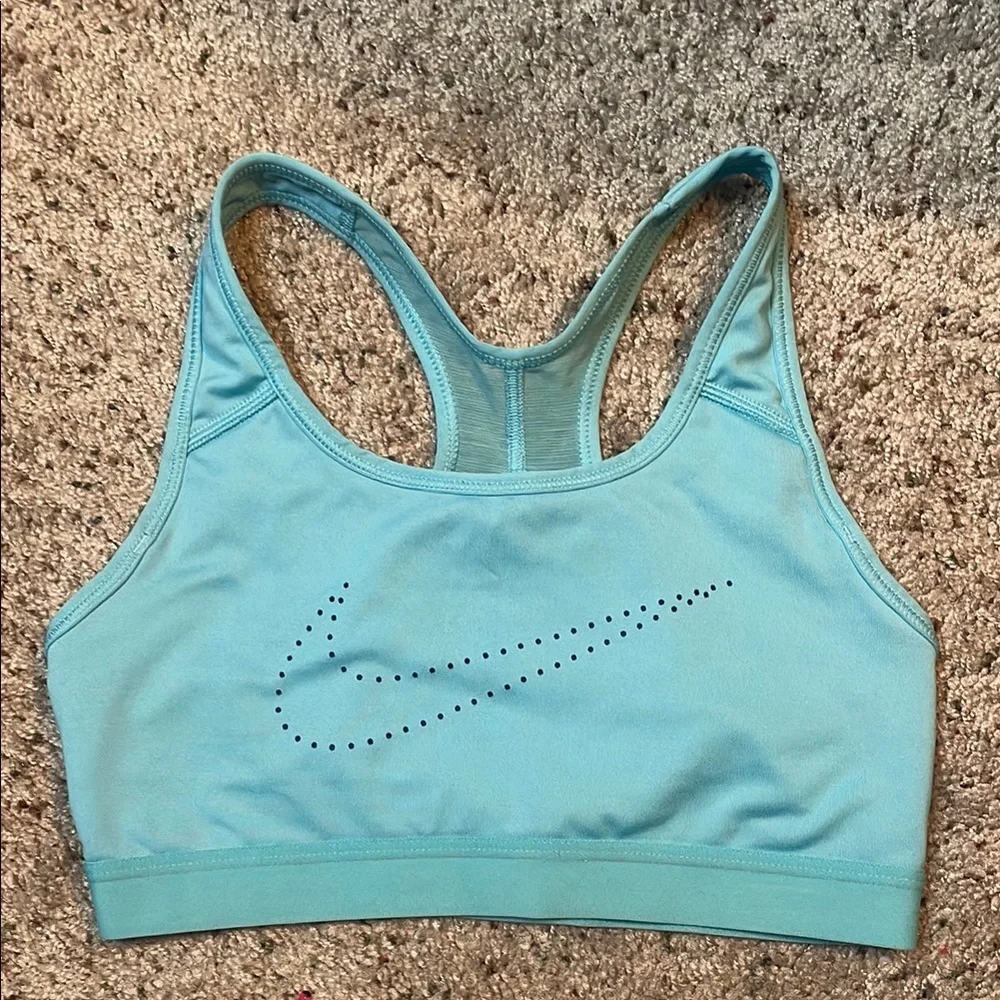 Nike Light‎ Blue Sports Bra Size Small